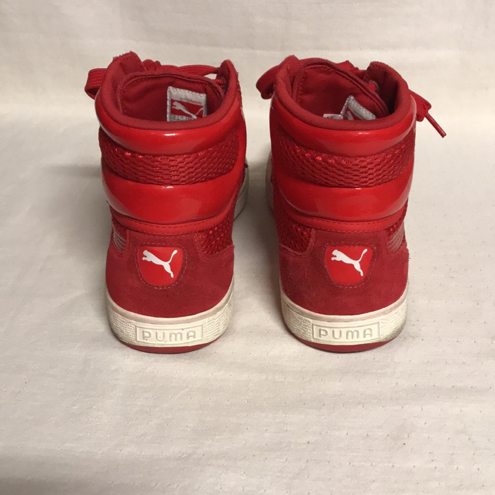 Mens Puma First Round Mesh High Risk Red-High Risk Red Size 13 - Picture 5 of 10
